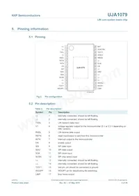 UJA1079TW/3V3/WD Datasheet Pagina 5