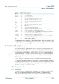 UJA1079TW/3V3/WD Datasheet Pagina 6