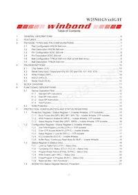 W25N01GVZEIT TR Datasheet Pagina 2