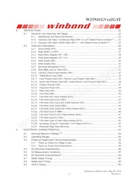 W25N01GVZEIT TR Datasheet Pagina 3