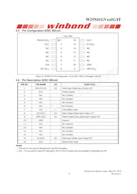 W25N01GVZEIT TR Datasheet Pagina 9