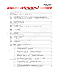 W25Q16JVUUIQ TR Datasheet Page 2