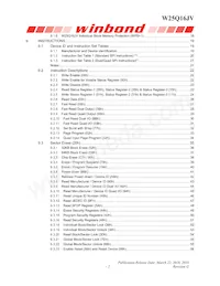 W25Q16JVUUIQ TR Datasheet Page 3