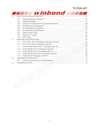 W25Q16JVUUIQ TR Datasheet Page 4