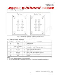 W25Q64JVTCIQ Datasheet Pagina 9