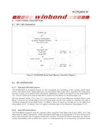 W25Q80EWUXIE TR Datasheet Pagina 10