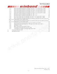 W972GG8KS-25 Datasheet Pagina 3