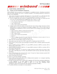 W972GG8KS-25 Datasheet Pagina 9