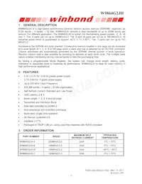 W9864G2JH-6 Datasheet Pagina 3