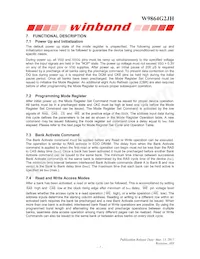 W9864G2JH-6 Datasheet Pagina 7