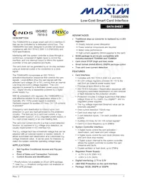 73S8024RN-IM/F Datasheet Cover