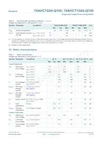 74AHCT1G66GW-Q100H Datasheet Pagina 4