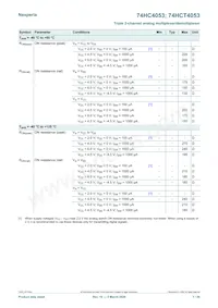 74HC4053D/AUJ Datasheet Page 7