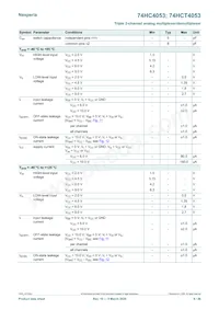 74HC4053D/AUJ Datasheet Page 9