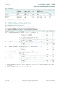 74HC4066PW/AUJ Datasheet Page 11