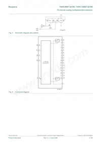 74HC4067D-Q100J Datasheet Pagina 3