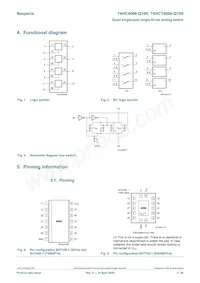 74HCT4066D-Q100 Datasheet Page 2