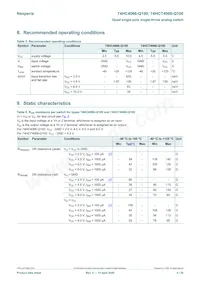 74HCT4066D-Q100 Datasheet Page 4