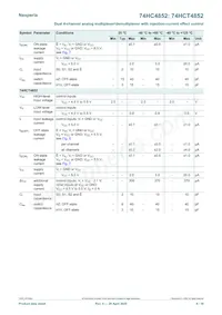 74HCT4852PW Datasheet Page 8