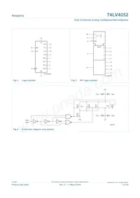 74LV4052PW/AUJ Datasheet Page 3