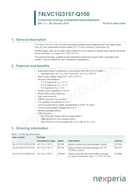 74LVC1G3157GV-Q10H Datenblatt Cover