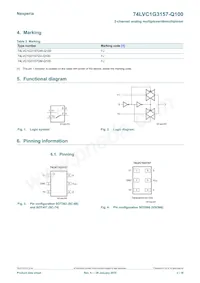 74LVC1G3157GV-Q10H Datasheet Pagina 2