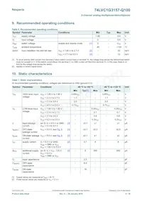 74LVC1G3157GV-Q10H Datasheet Pagina 4