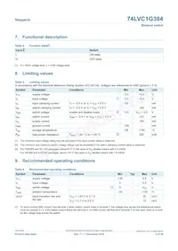 74LVC1G384GN數據表 頁面 4