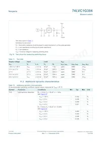 74LVC1G384GN數據表 頁面 12