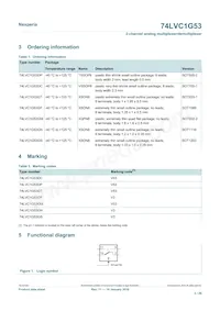 74LVC1G53GM Datasheet Page 2