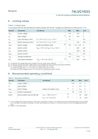 74LVC1G53GM Datasheet Pagina 5