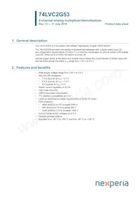 74LVC2G53GD Datasheet Copertura