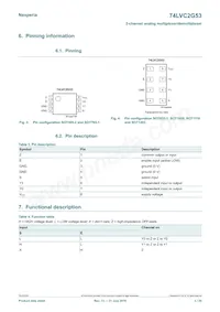 74LVC2G53GD Datasheet Pagina 3