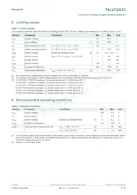 74LVC2G53GD Datasheet Pagina 4