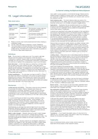 74LVC2G53GD Datasheet Pagina 23