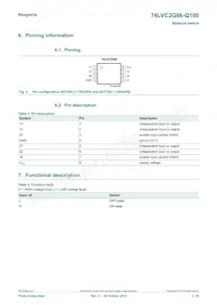 74LVC2G66DP-Q100H Datenblatt Seite 3