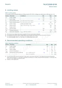 74LVC2G66DP-Q100H Datenblatt Seite 4