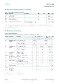 74LVC4066D Datasheet Page 4
