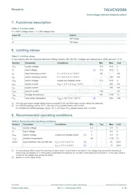 74LVCV2G66GD Datasheet Pagina 4