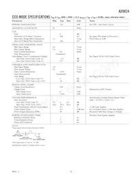 AD9824KCPZRL Datasheet Page 3