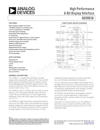 AD9983AKSTZ-140數據表 封面