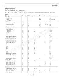 AD9983AKSTZ-140 Datasheet Page 3