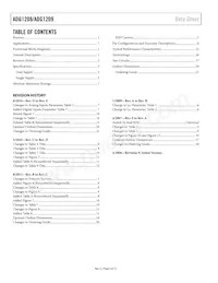 ADG1209YCPZ-REEL Datasheet Pagina 2