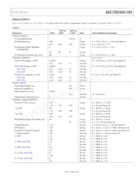 ADG1209YCPZ-REEL數據表 頁面 5