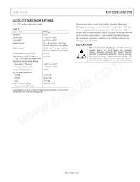 ADG1209YCPZ-REEL Datasheet Pagina 7