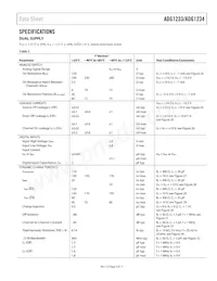 ADG1233YCPZ-REEL Datasheet Pagina 3