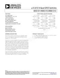 ADG1311YRZ-REEL7 Datasheet Cover