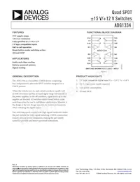 ADG1334BRSZ-REEL Datasheet Copertura