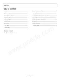 ADG1334BRSZ-REEL Datasheet Pagina 2