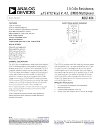 ADG1404YRUZ-REEL7 Datasheet Copertura